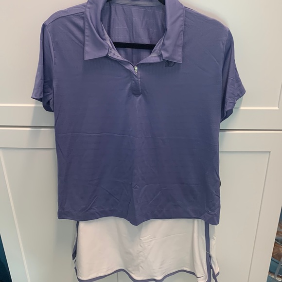 Golf or tennis outfit. Nike XL top with matching white L Nike skirt
